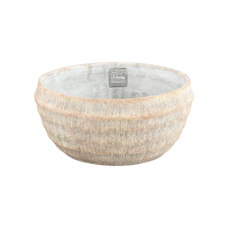 Sary Ceramic Pot Planter, Black, 12cm H x 25cm W x 25cm D