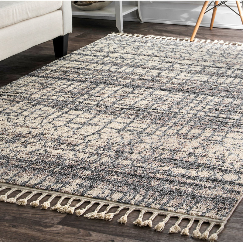 Moroccan Indoor Rug, Rectangle 4' x 6'