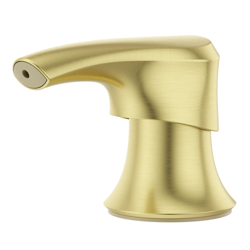 Solotilt Soap Pump in Tuscan Bronze, Brushed Gold
