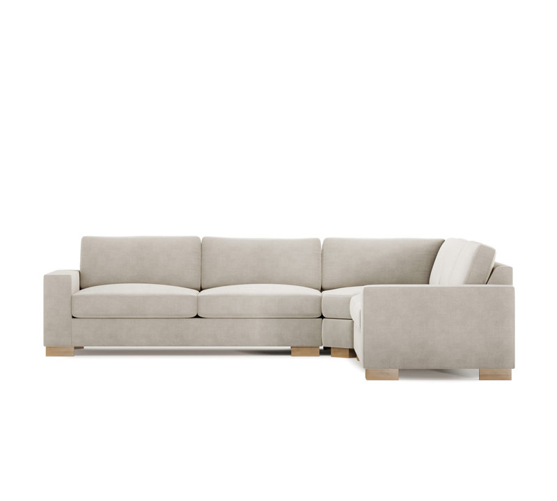 Canapé d'angle 3 pièces Berkeley, H 36 po x l 130 po x P 40 po