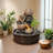 Three-Tier Tree-Shaped Resin Fountain,Indoor/Outdoor Decor for Home, Office, Patio