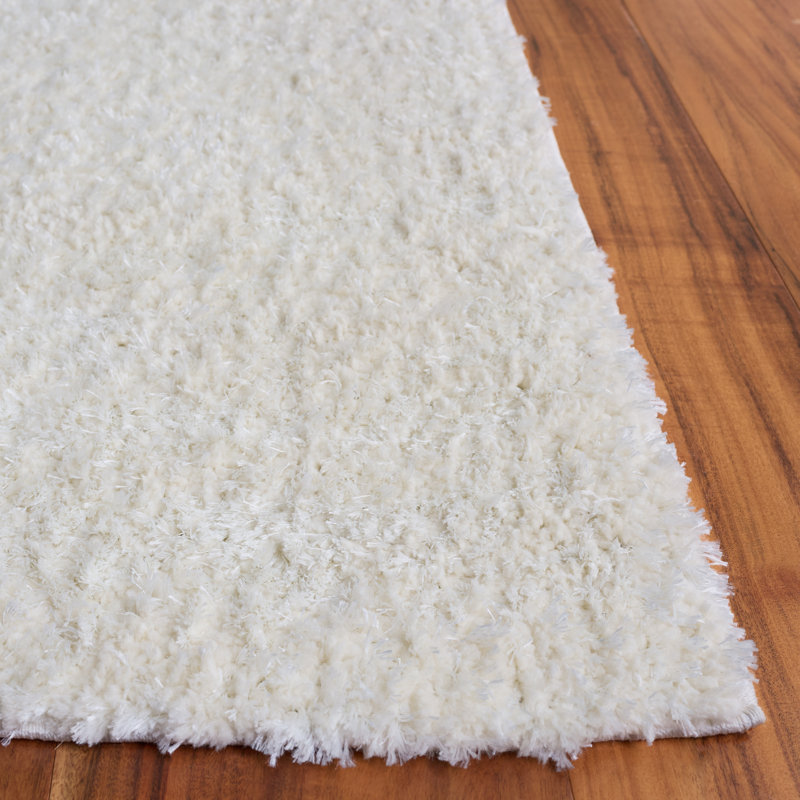 Everett Shag Performance Solid Color Indoor Rug, Rectangle 5'3" x 7'
