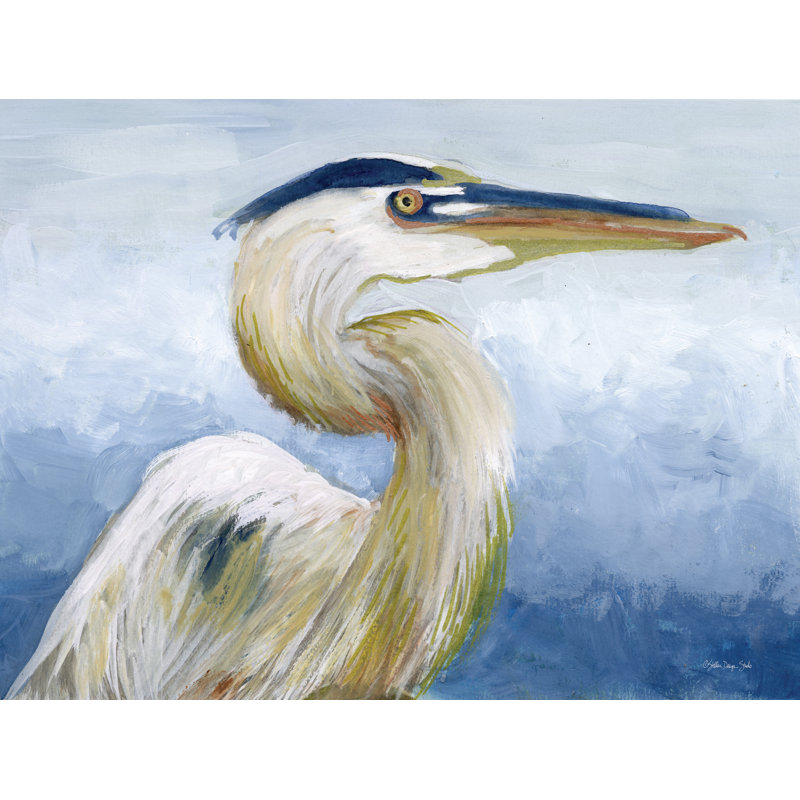 The Great Heron Profile 1 par Stellar Design Studio, H 36 po x l 48 po