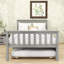 Lit plateforme simple en bois avec lit gigogne simple-1731201280