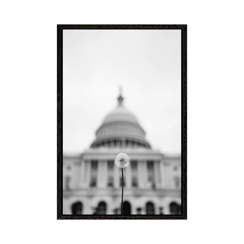 American Wishes 1 Piece Wall Art on Canvas, 66.04cm H x 45.72cm W x 3.81cm D, Black Framed