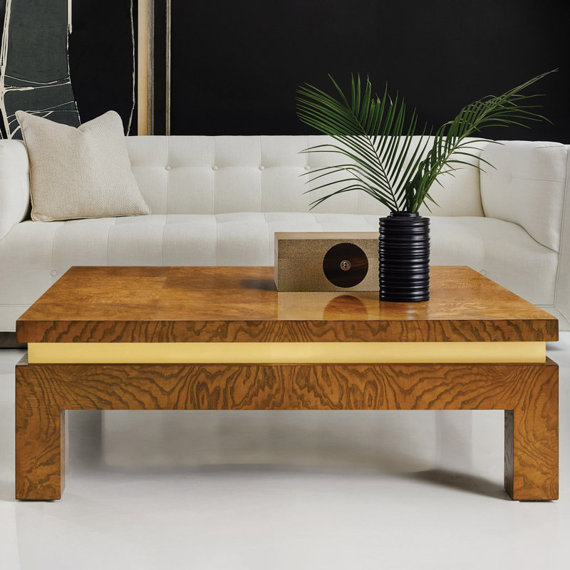 Modern History Solid Wood Coffee Table