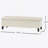 Button - Tufted And Diamond - Stitched Storage Ottoman, Beige-357518304