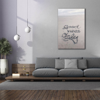 'Only Good Vibes' by Incado Canvas Wall Art