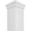 Square Non-Tapered Smooth  Endura-Craft Column Wrap Kit, Prairie Capital & Base-121869827