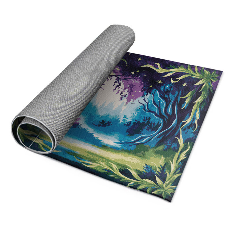 Whispering Leaves Indoor And Outdoor Area Rug, Rectangle 1'6" x 2'6"