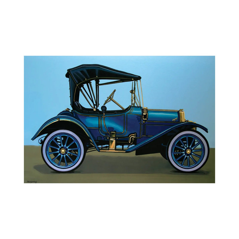 Overland 1911 by Paul Meijering - Wrapped Canvas Print