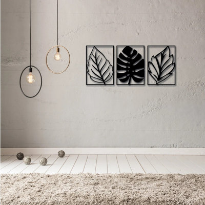 Handmade Coastal Trees And Nature Wall Decor on Metal