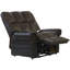 Fauteuil inclinable surdimensionné en similicuir l 46 po-11992400