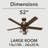 52" 5 - Blade Standard Ceiling Fan with Lights and Pull Chains-75321945
