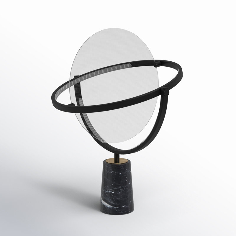 Lampe de table noire 24,75 "Catalena