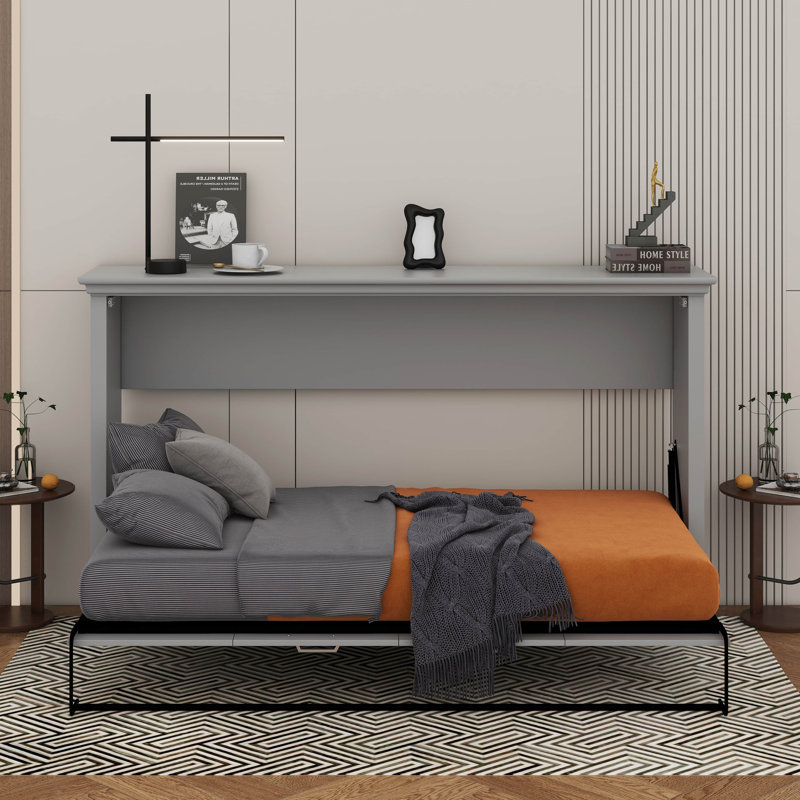 Lit escamotable simple, peut être plié dans une armoire