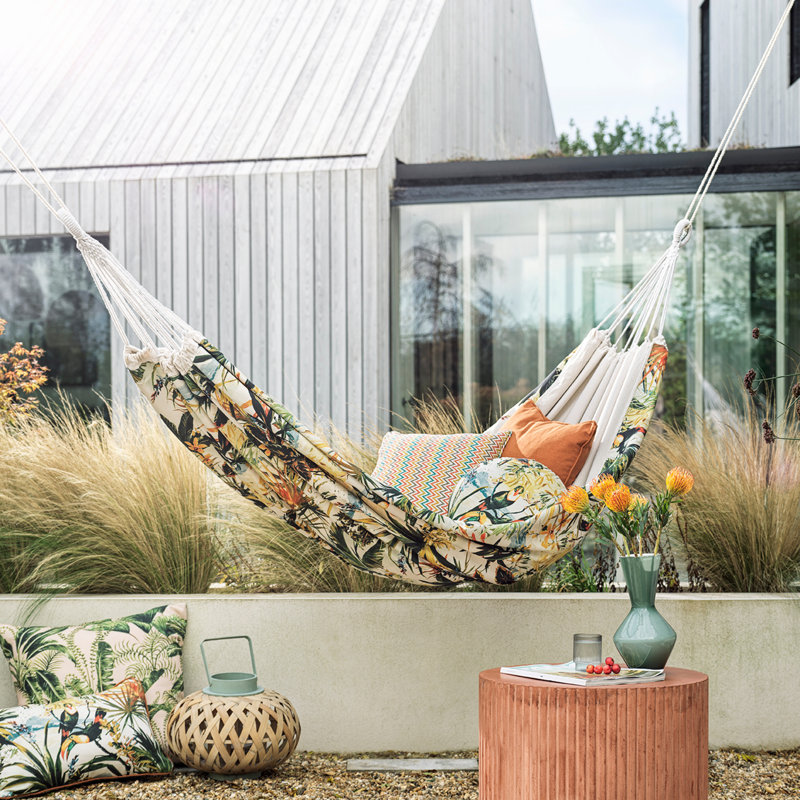 Toucan - Outdoor, Orange/Gold/Turquoise