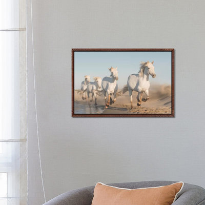 White Angels of Camargue XXXVII 1 Piece Wall Art on Canvas