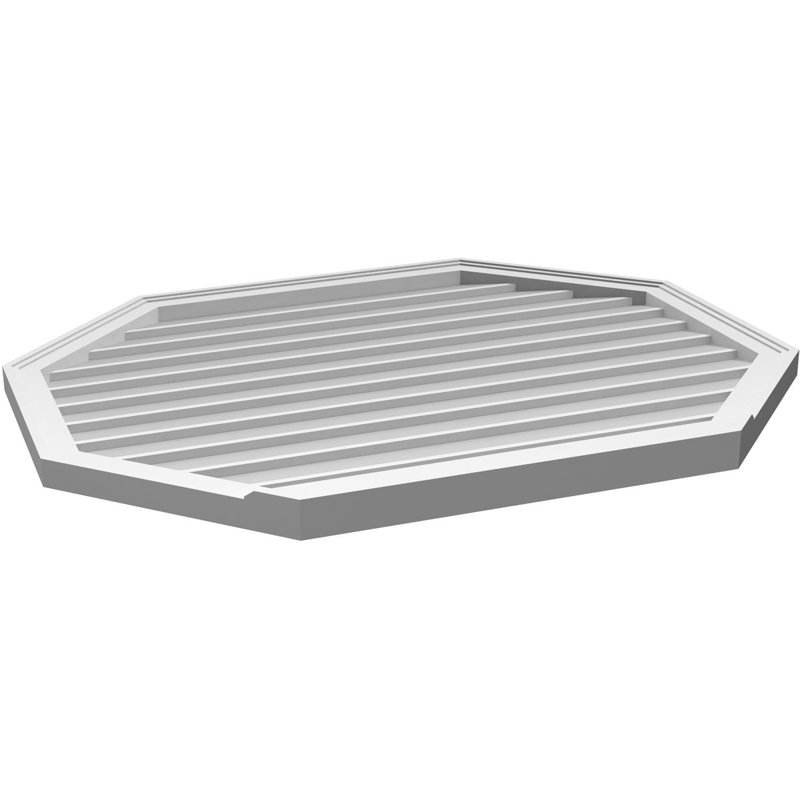 Évent horizontal gondole allongé en surface octogonal Signature, H 34 po x l 42 po x P 2 po