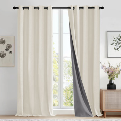 Ipswich Blackout Thermal Grommet Curtain Panels
