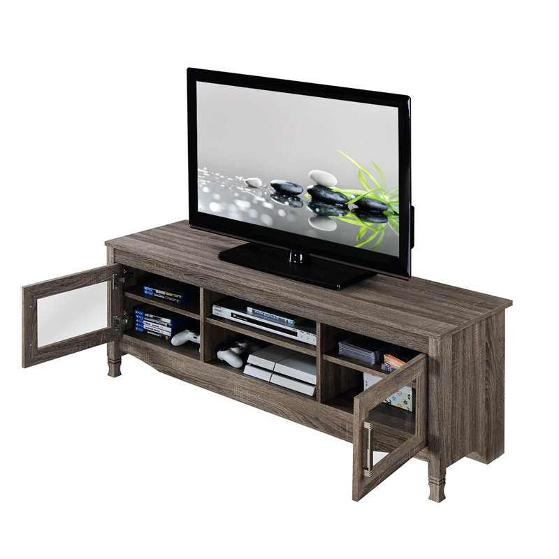 Techni Mobili Grey Driftwood TV Stand