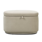 Nurture& The Ottoman Premium Quality Storage for Nursery with Stain-Resistant Performance Fabric