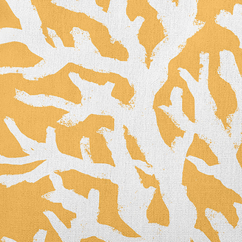 Reversible Throw Pillow, Yellow