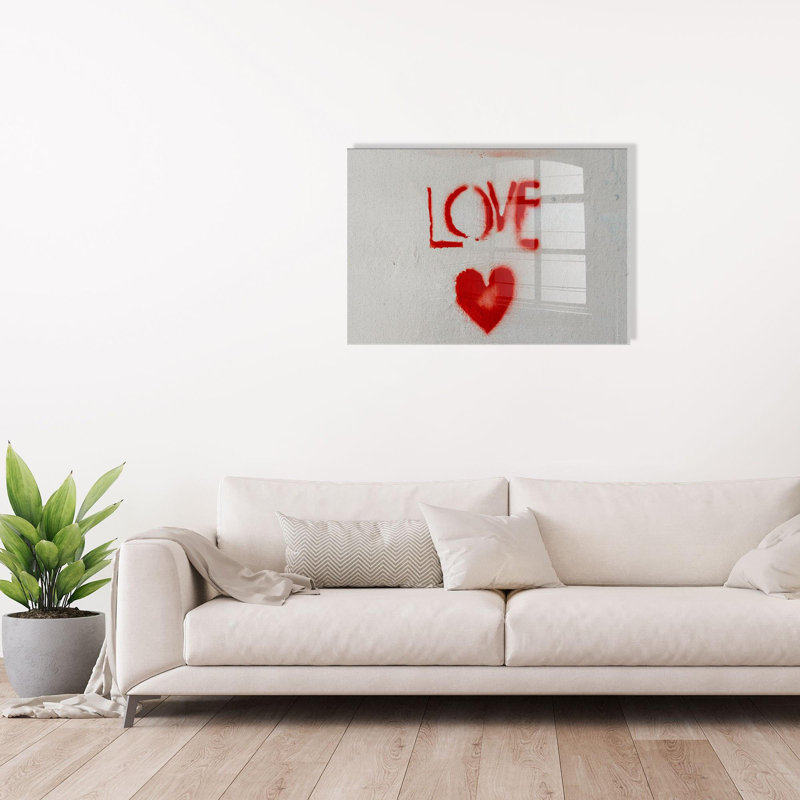 Boze Accent on Tempered Glass, 30cm H x 45cm W