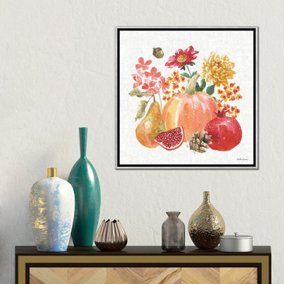 «Harvest Bouquet VI», reproduction d'art sur toile encadrée