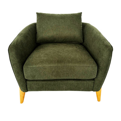 Fauteuil confortable pour bureau, couleur, revêtement, structure en pin, fauteuil d'appoint au design moderne et classique, peu encombrant, rembourrage en mousse, idéal pour les appartements