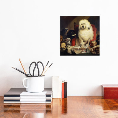 Trial By Jury, Or Laying Down The Law, C.1840 by Sir Edwin Landseer - Wrapped Canvas Gallery-Wrapped Canvas Giclée