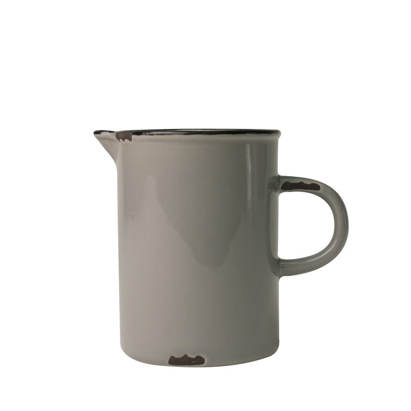 Tinware Creamer, Light Grey