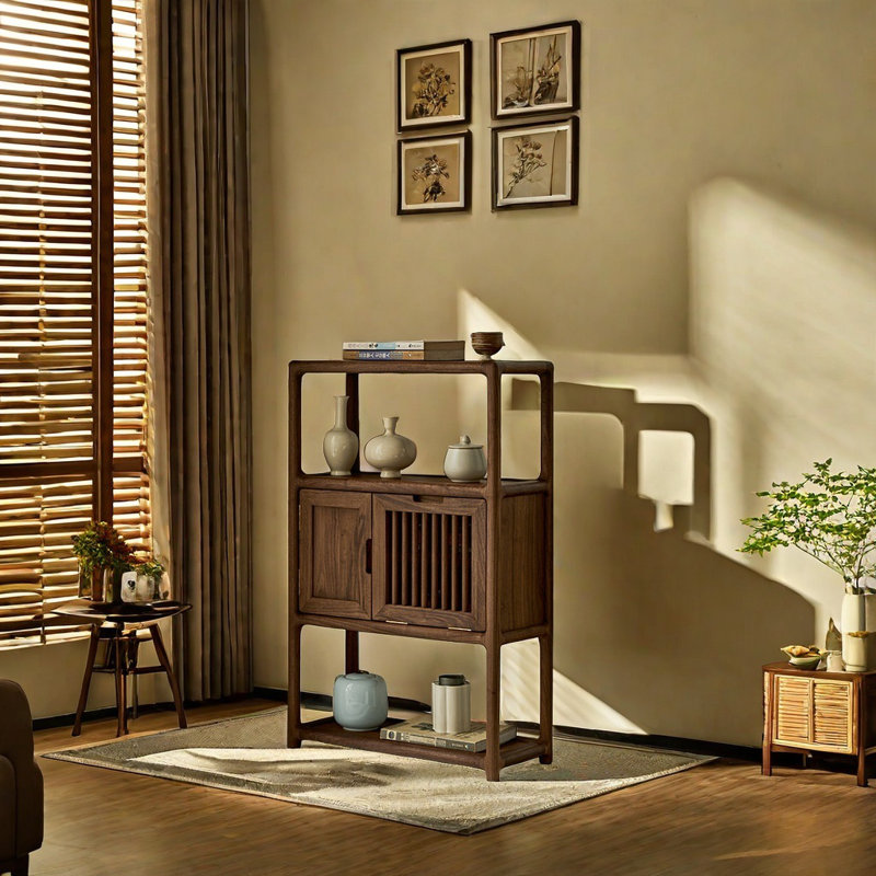Armoire d'appoint classique, simple et méticuleuse