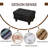 Faux Leather Ottoman
