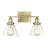 Catalina Dimmable Vanity Light in Warm Brass-859880693
