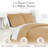 Southshore Fine Linens Southshore Basics Duvet Cover Set in Warm Sand, Double-Brushed Microfiber Bedding with Hidden Zipper Closure and Corner Ties, 2 King Pillow Shams, King/California King-993066891-993066931