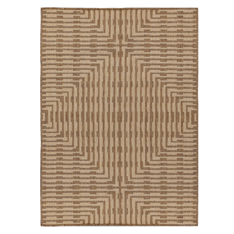 Berenbaum Geometric Indoor / Outdoor Area Rug, Rectangle 120 x 170 cm