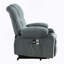 Le fauteuil électrique électrique Power Lift, adapté aux personnes âgées, avec fonctions de chauffage et de vibration, avec USB, peut être utilisé pour s'allonger. Bleu