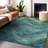 Elion Teal Washable Indoor-Outdoor Rug - -1682627711