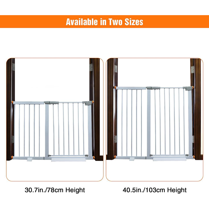 Barrière pour animaux Danila, H 40,5 po x l 46 po