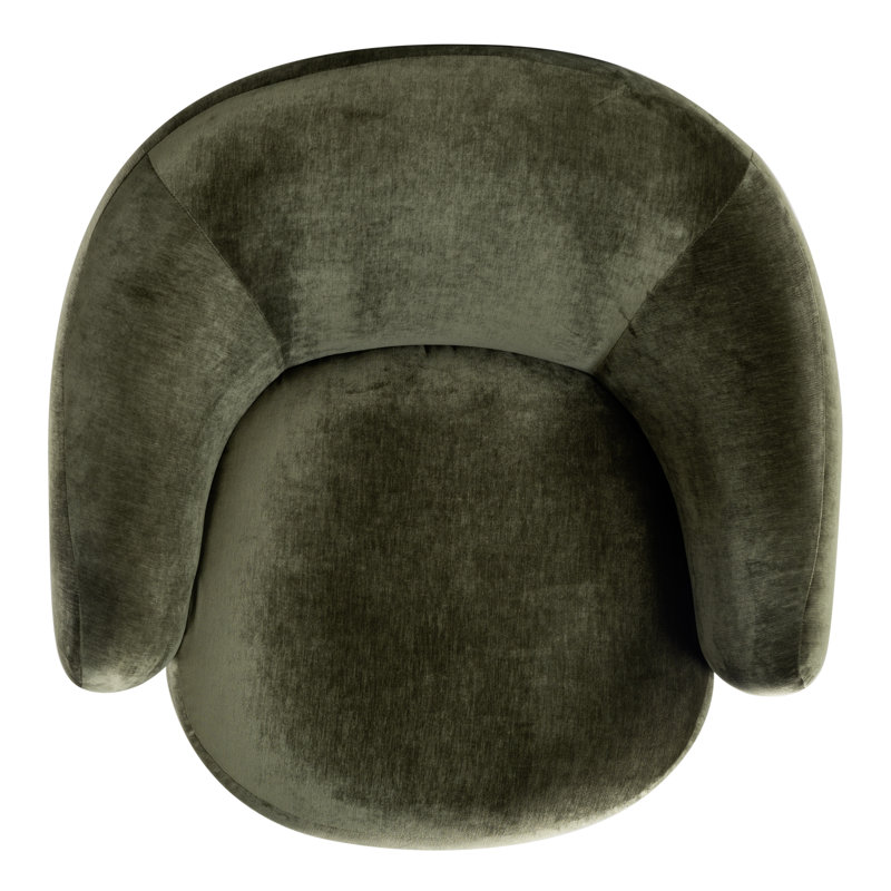 Fauteuil pivotant Octavio, Olive Green