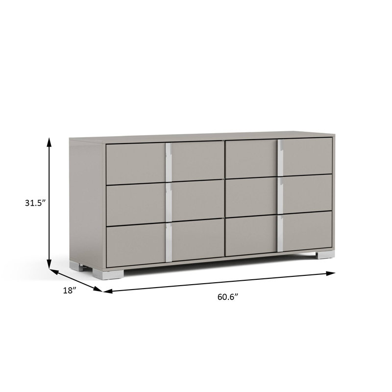 Commode Sinistra, beige, Taupe clair