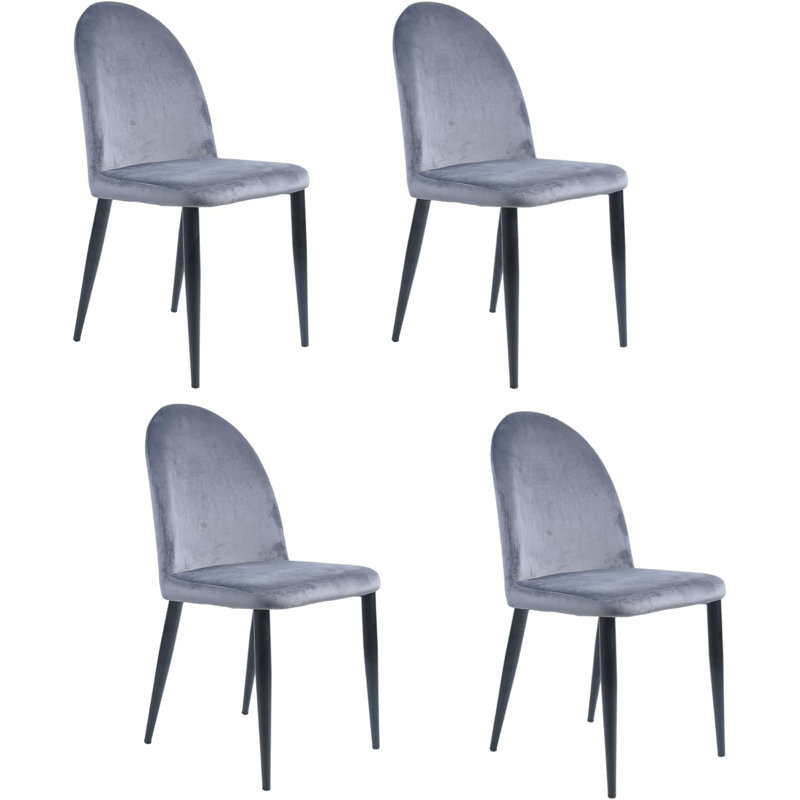 Chantilly Upholstered Dining Chairs, Grey