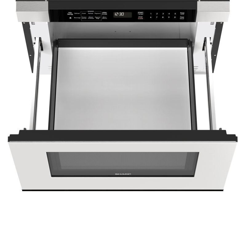 Sharp Microwave Drawer, Stainless Steel/Black