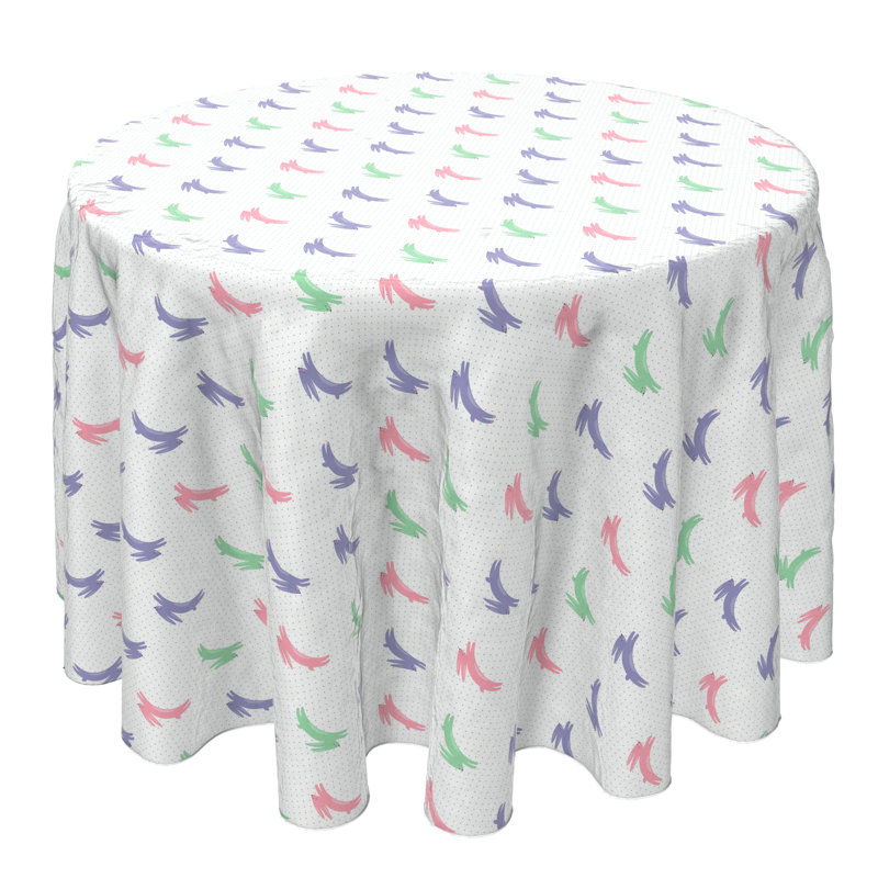 Round Cotton Twill Tablecloth