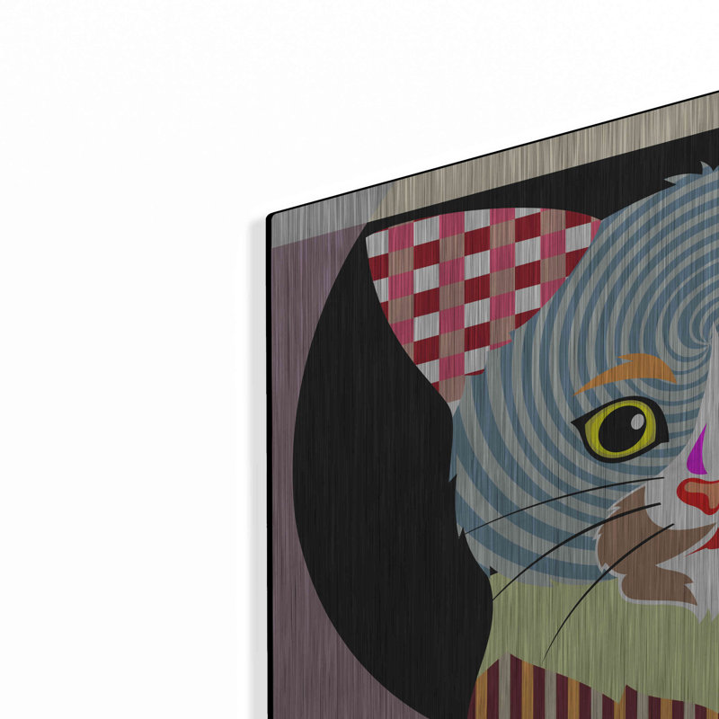«Spectrum Cat» par Lanre Adefioyue, H 12 po x l 16 po