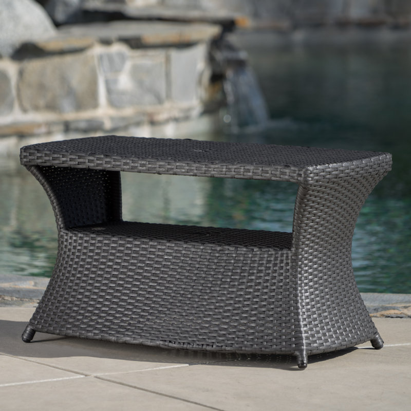 CHAISE LOUNGE SIDE TABLE, Gray