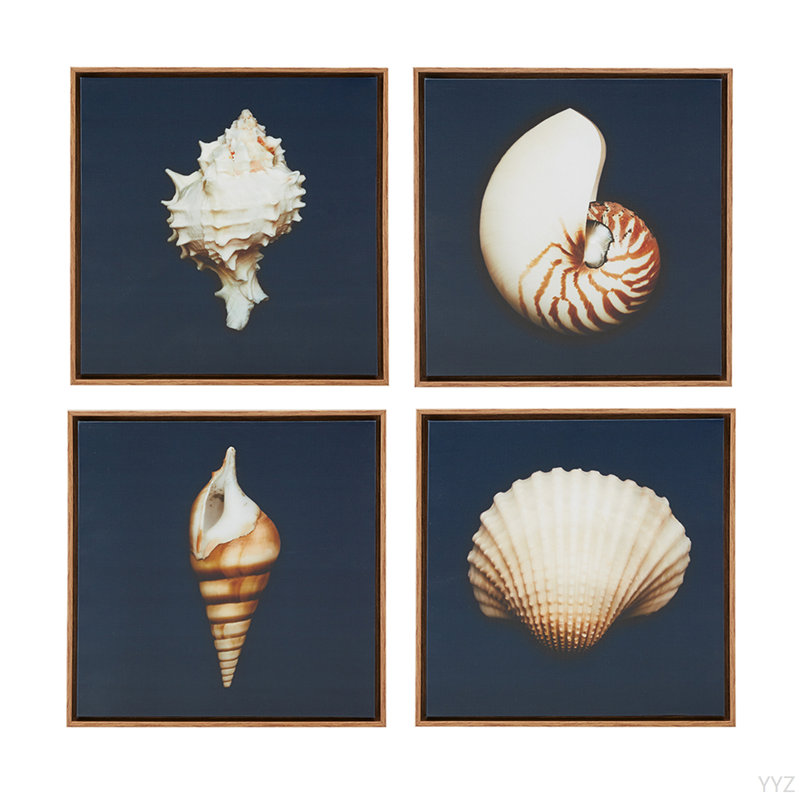 4-Piece Framed Canvas Wall Art Set