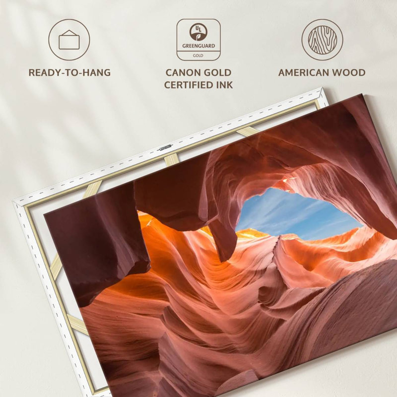 Alvord Antelope Canyon Contours, H 8 po x l 12 po
