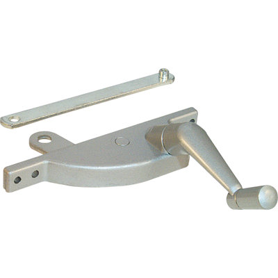 Prime-Line Aluminum Finish Off-Set Right-Hand Jalousie Operator (Single Pack)